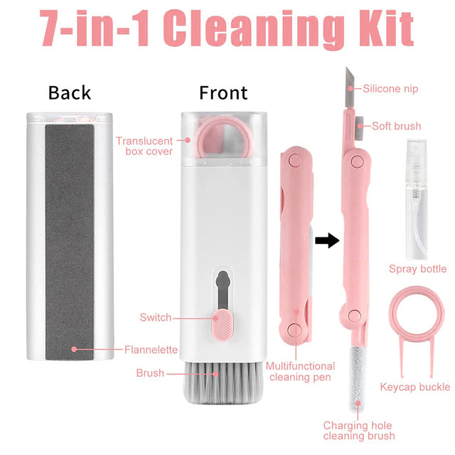 7-in-1 Computer Keyboard Cleaner Brush