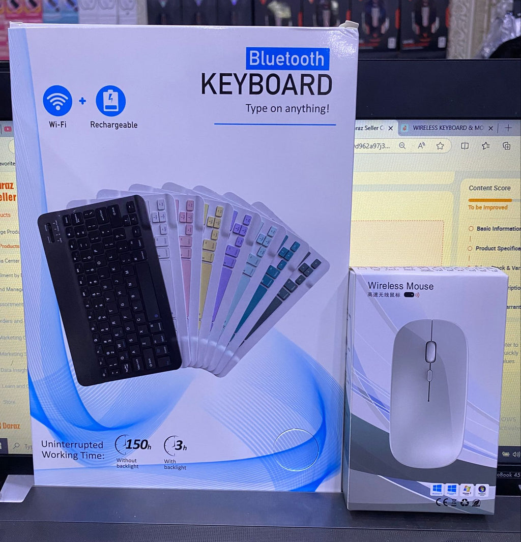 Universal Bluetooth Keyboard & Mouse Set