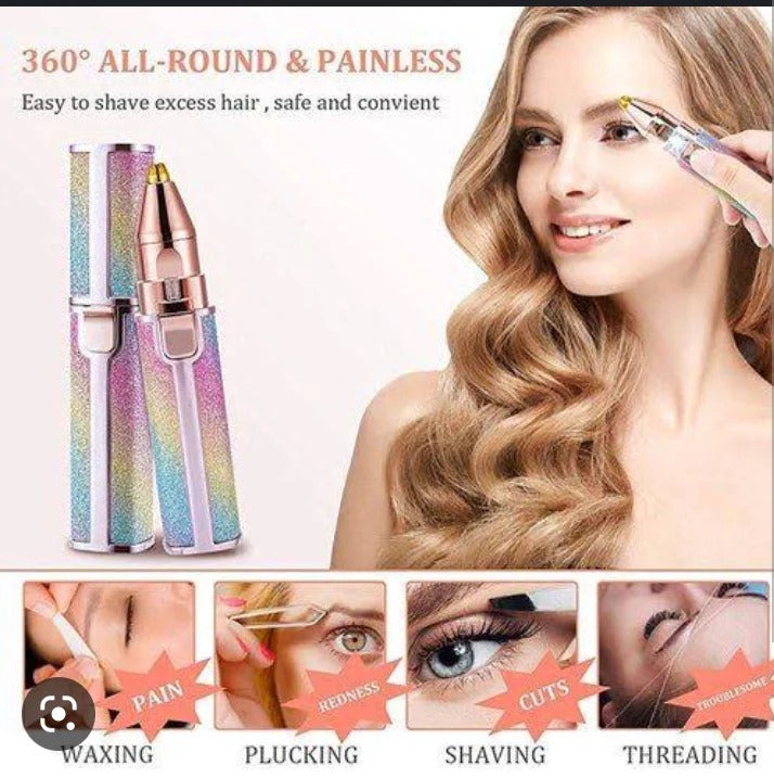 2-in-1 Eyebrow Trimmer & Facial Hair Remover
