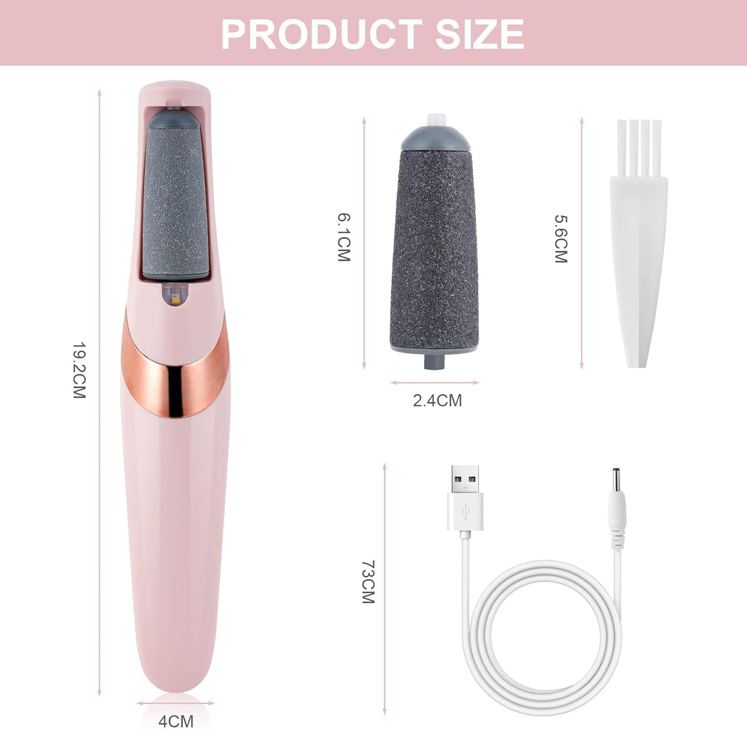 Rechargeable Electric Foot File Callus Remover
