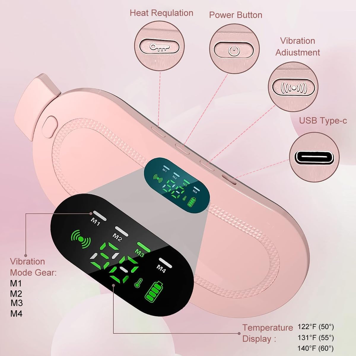 Portable Menstrual Heating Belt & Massager