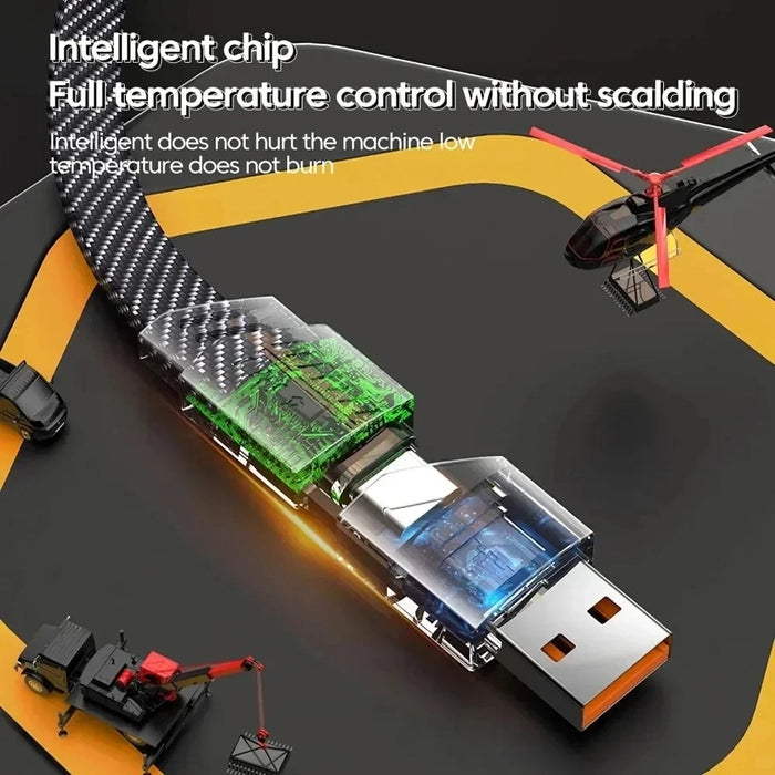 4-in-1 65W PD Fast Charging USB Cable