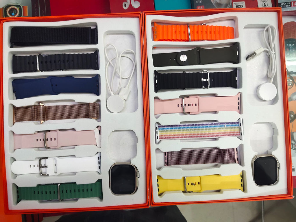 Ultra Smart Watch with 4 Interchangeable Straps