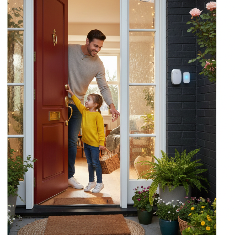 Luckarm Wireless Digital Doorbell – Easy Installation & Clear Sound