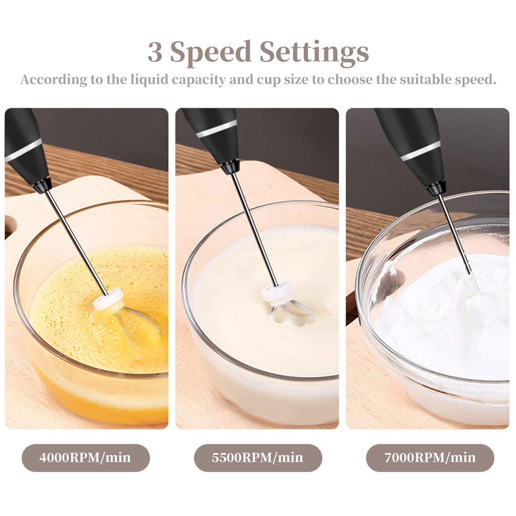 Electric Milk Frother & Mini Coffee Beater