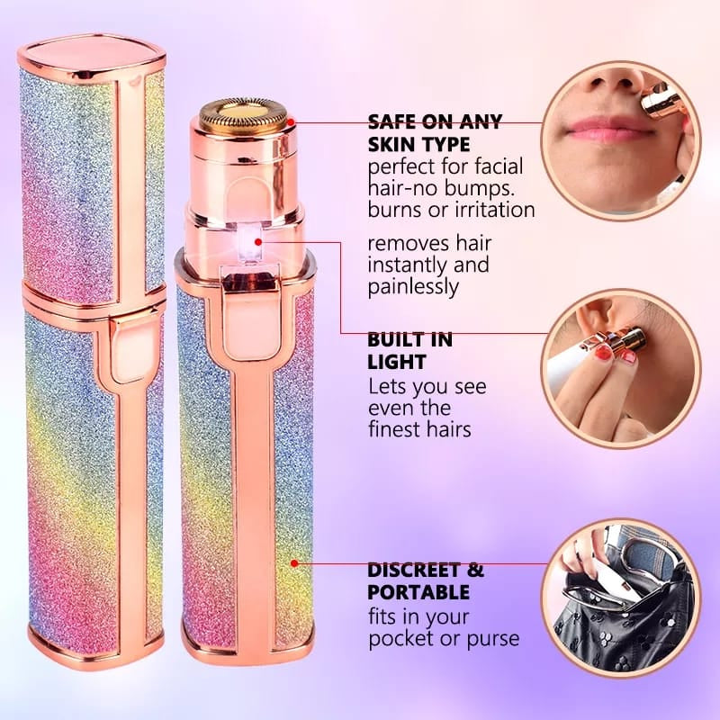 2-in-1 Eyebrow Trimmer & Facial Hair Remover