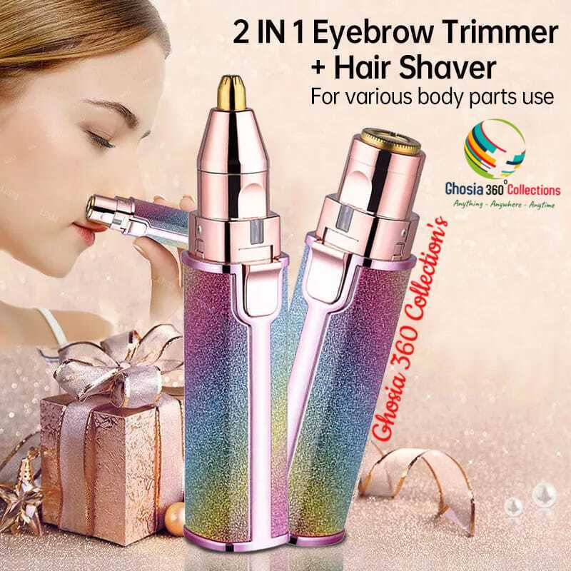 2-in-1 Eyebrow Trimmer & Facial Hair Remover