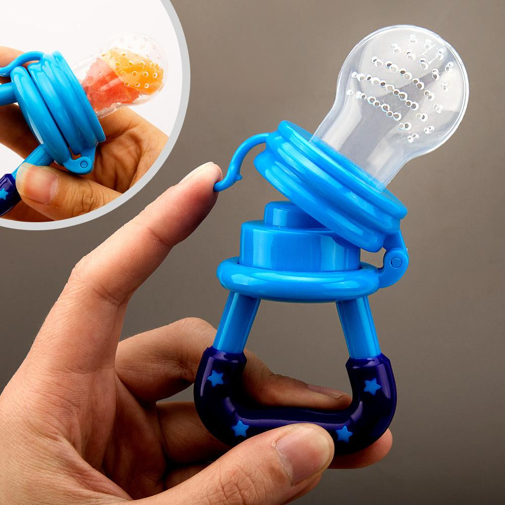 2-in-1 Baby Food Feeder Pacifier Spoon