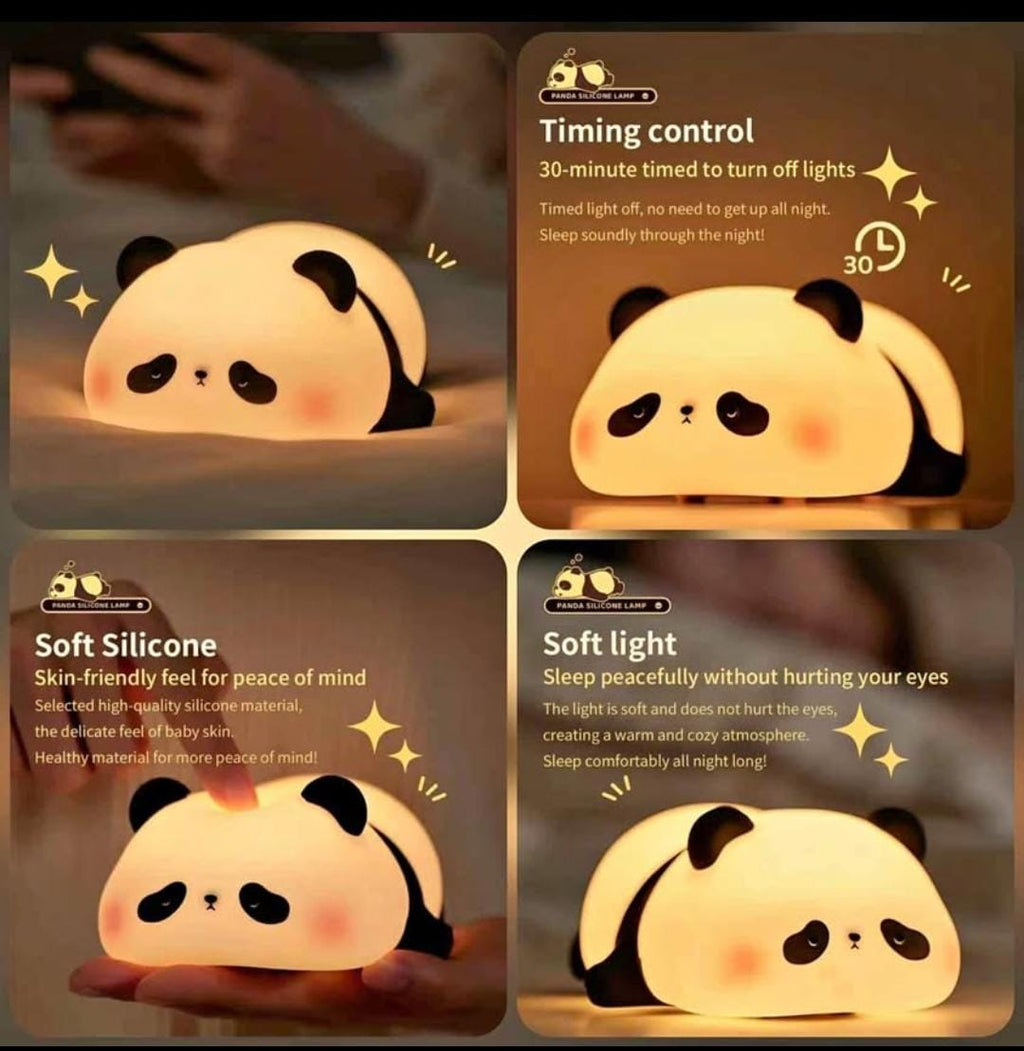 Cute Panda Silicone LED Night Light