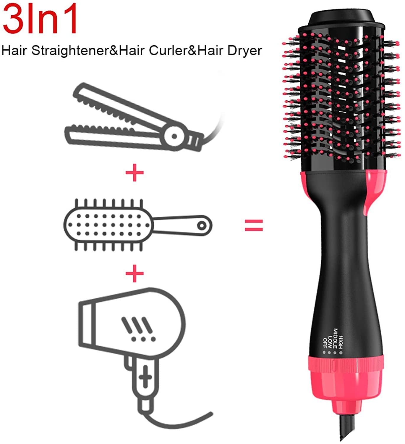 One Step Hot Air Brush – Hair Dryer & Styler