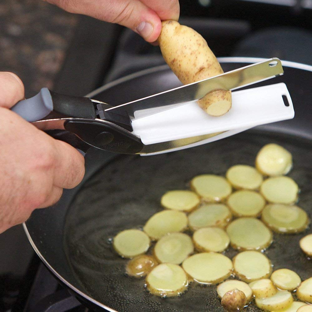 2-in-1 Clever Cutter Kitchen Scissors