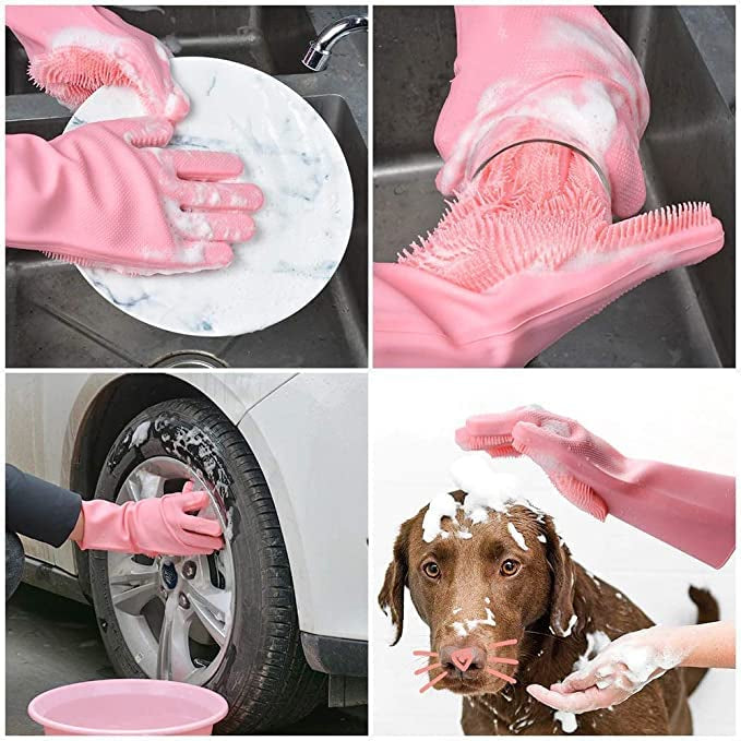 Silicone Cleaning Gloves