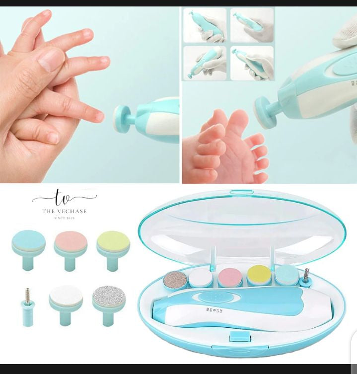 6-in-1 Electric Baby Nail Trimmer Set