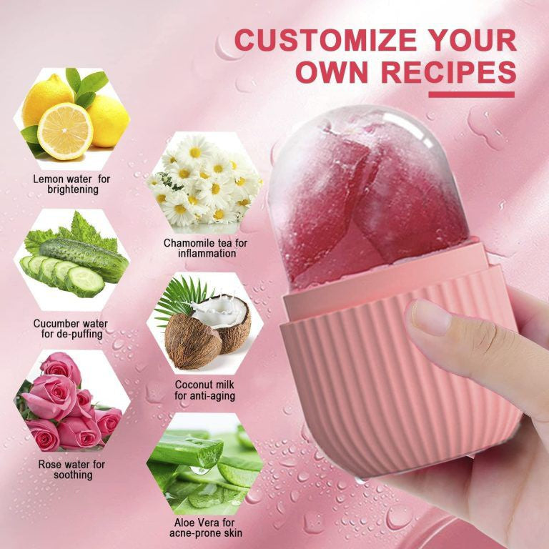 Silicone Ice Face Roller Massager