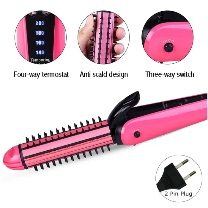 2-in-1 Hair Straightener & Curler