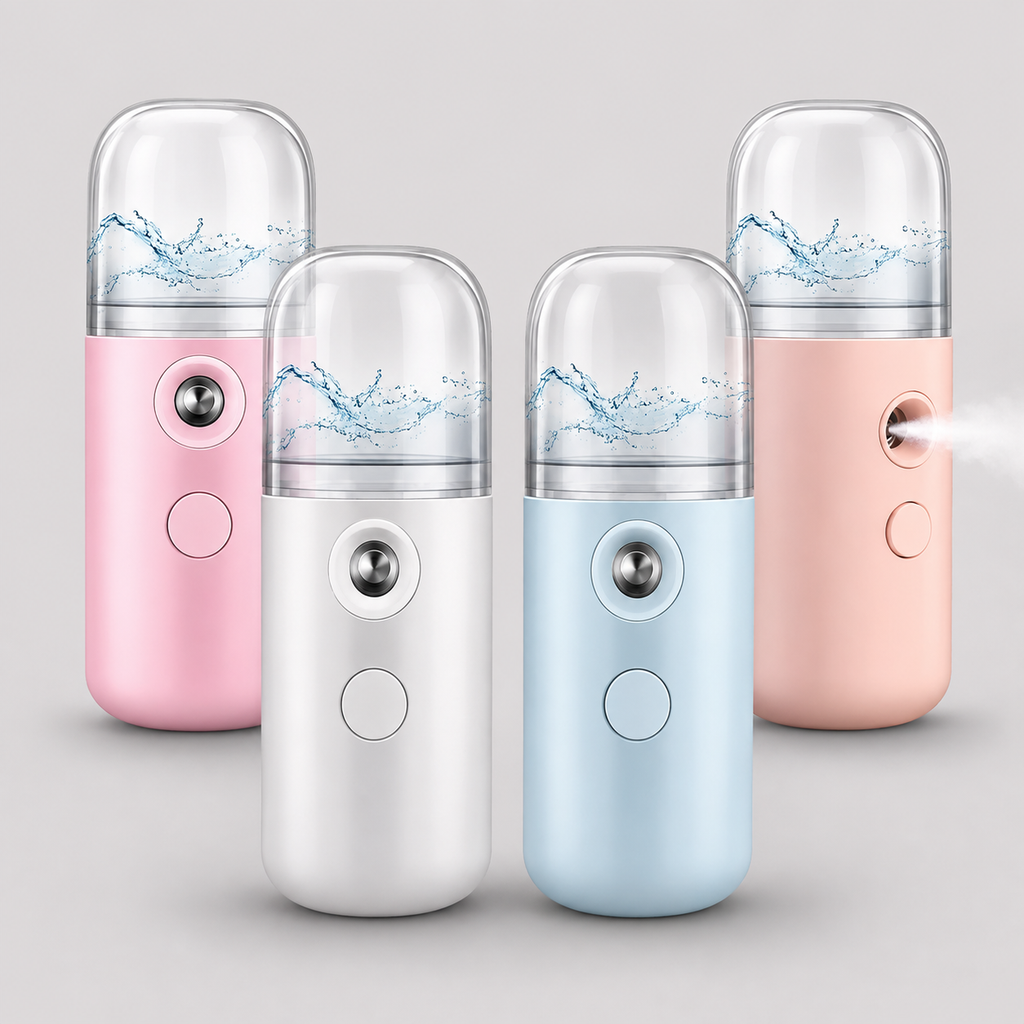 Mini Nano Facial Mist Sprayer – Portable Rechargeable Moisturizer