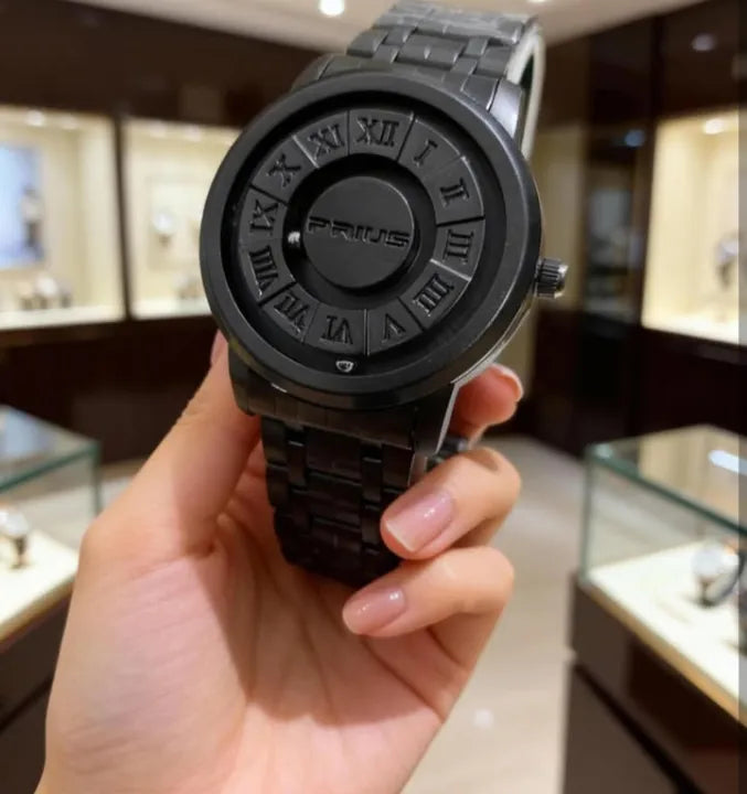 Magnetic Ball Watch – Futuristic Men’s Rotating Magnetic Wristwatch