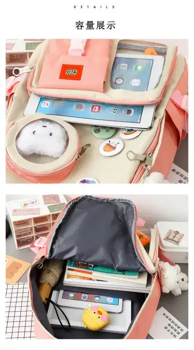 5-Piece Bunny Backpack Set