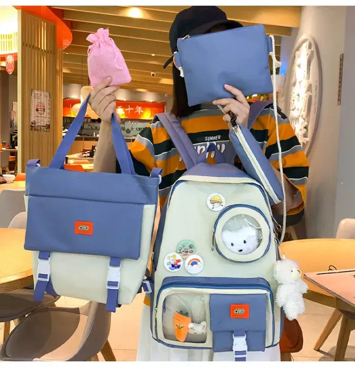 5-Piece Bunny Backpack Set