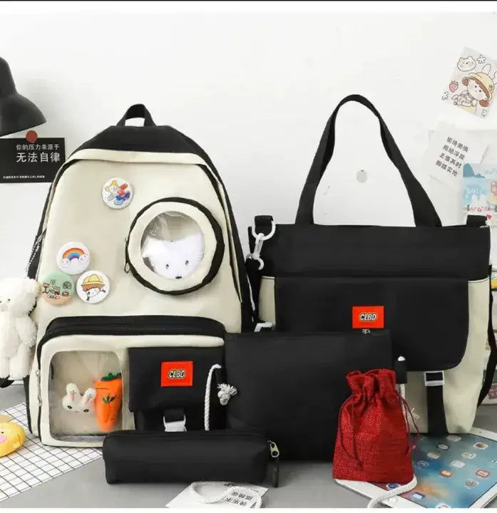 5-Piece Bunny Backpack Set