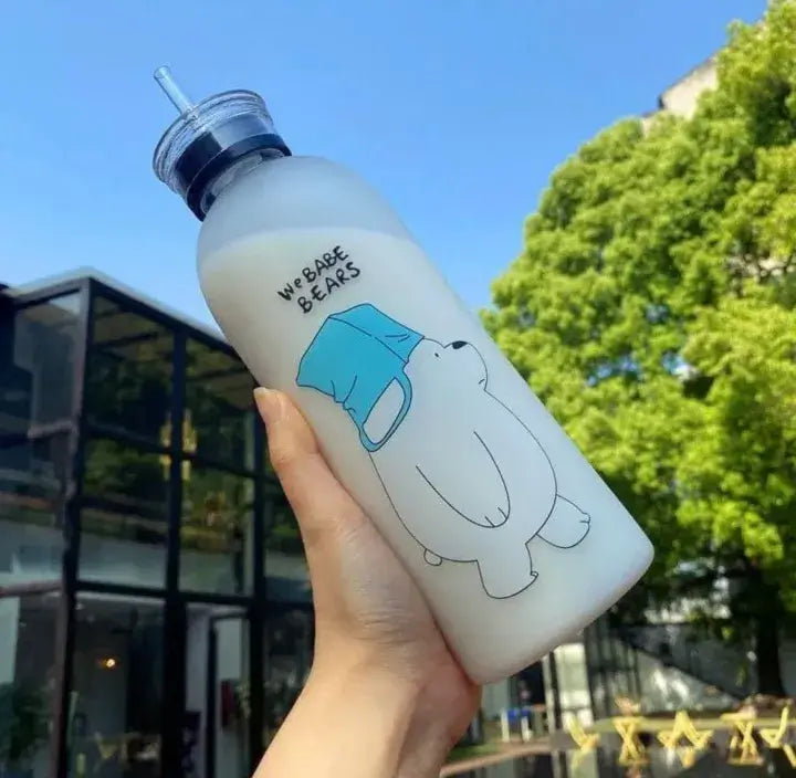 We Bare Bears 1000ml Water Bottle