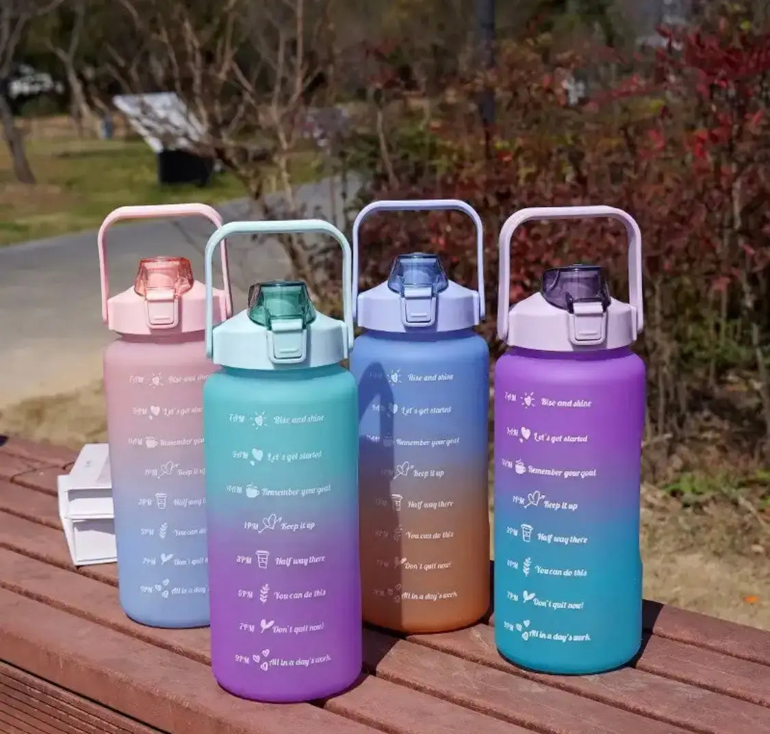 3-Piece Motivational Water Bottle Set