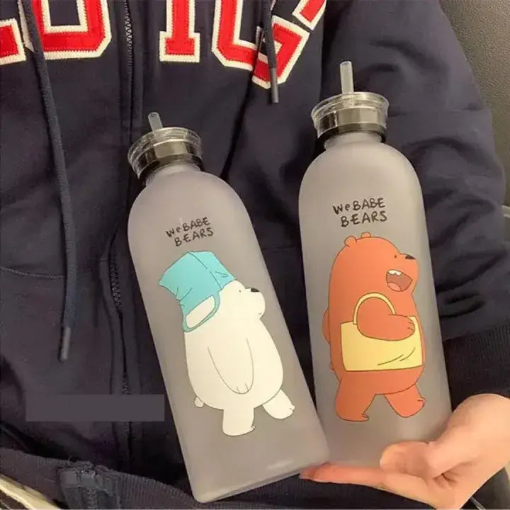 We Bare Bears 1000ml Water Bottle