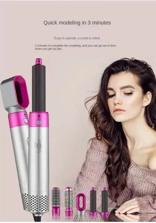 5-in-1 Hair Styler Hot Air Brush