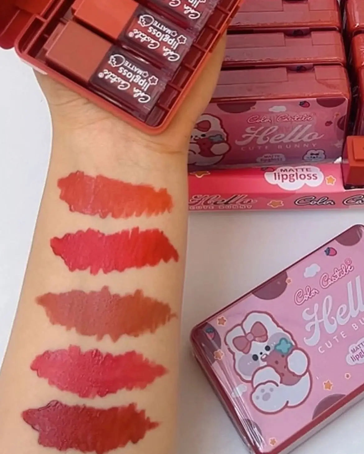 Color Castle 5-Piece Velvet Matte Lip Gloss Set