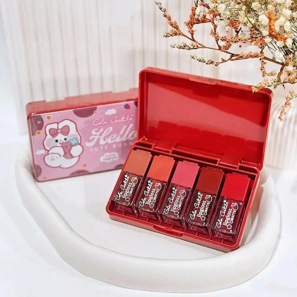 Color Castle 5-Piece Velvet Matte Lip Gloss Set