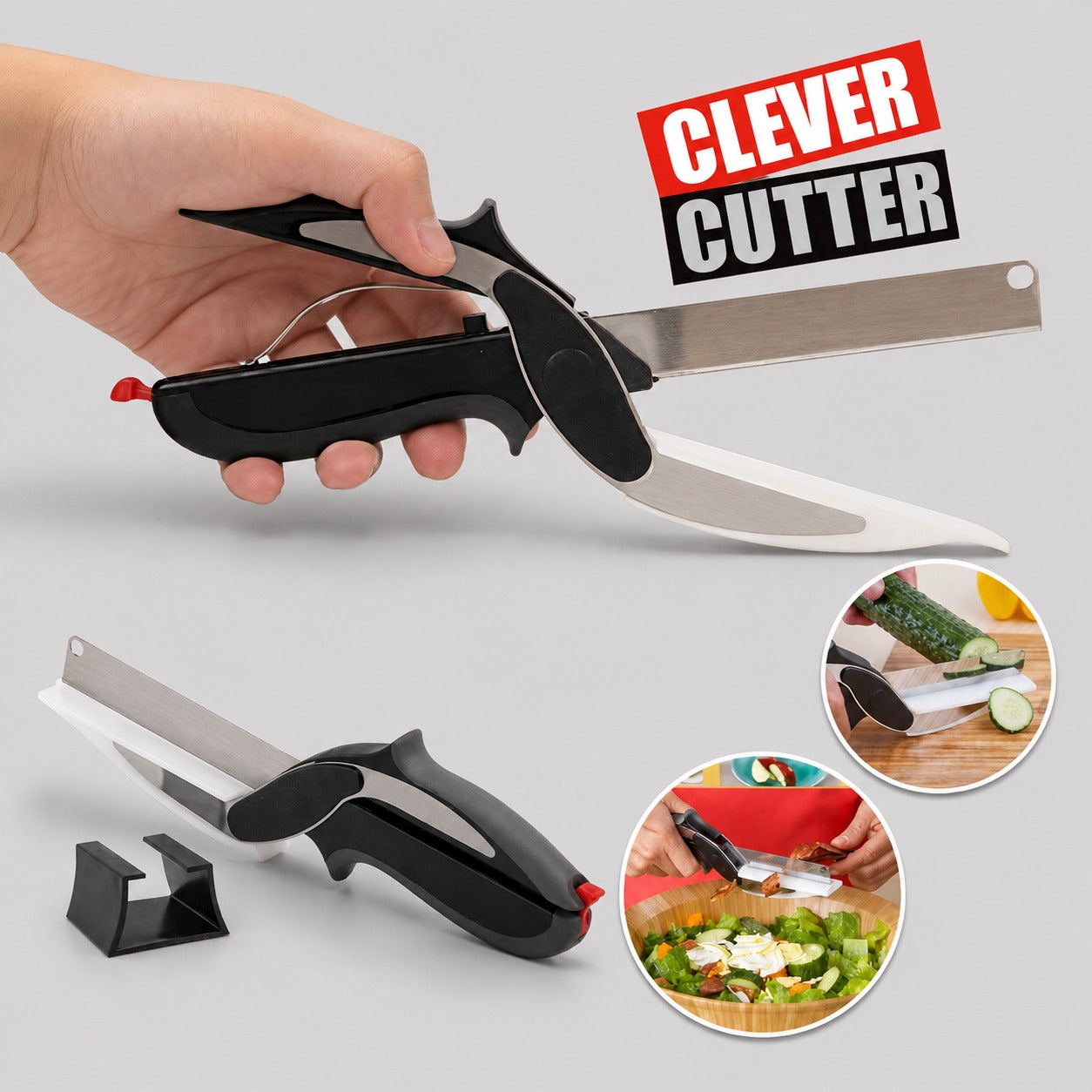 2-in-1 Clever Cutter Kitchen Scissors