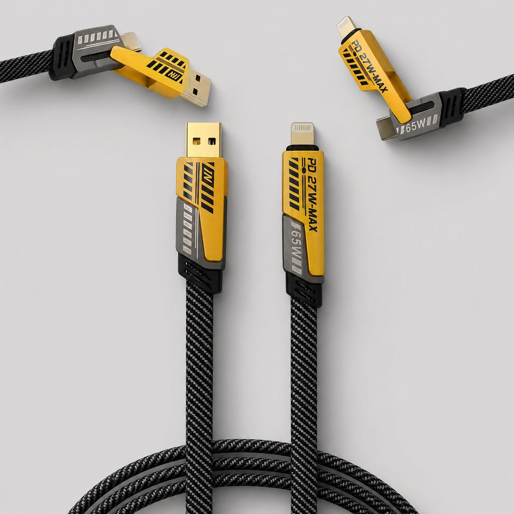 4-in-1 65W PD Fast Charging USB Cable
