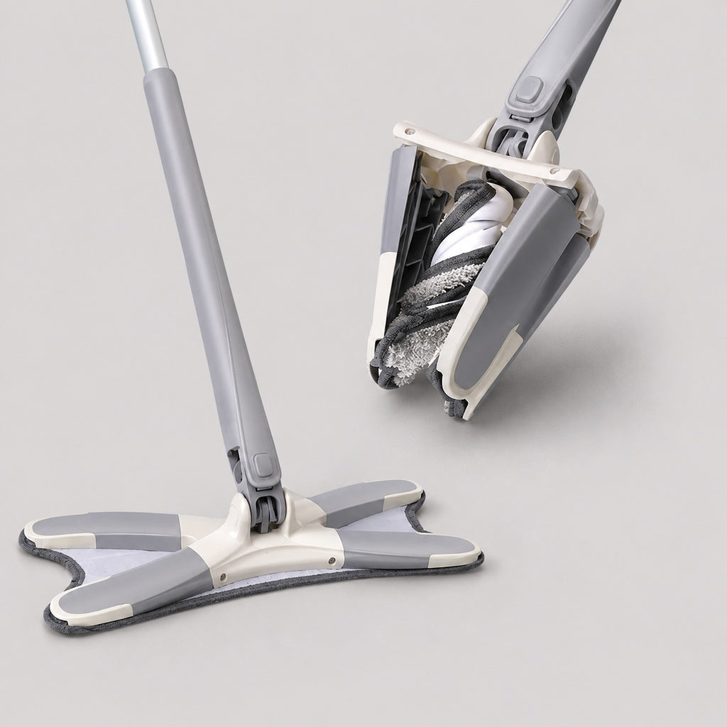 360° Rotating X Mop with Microfiber Pad