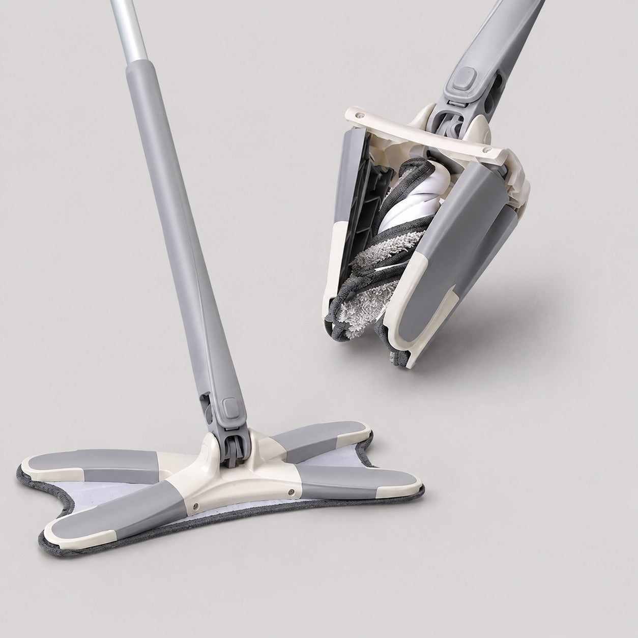 360° Rotating X Mop with Microfiber Pad