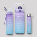 3-Piece Motivational Water Bottle Set