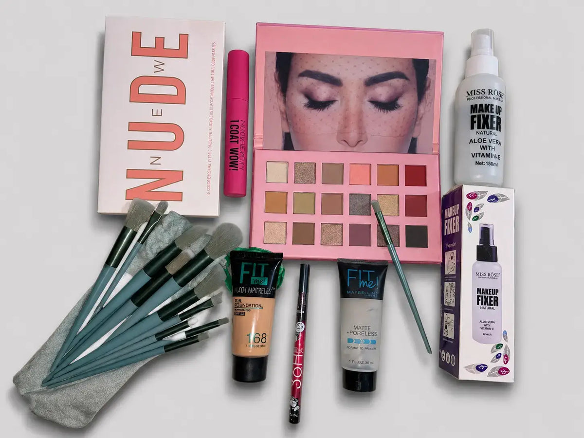 9-Piece Complete Makeup Essentials Set