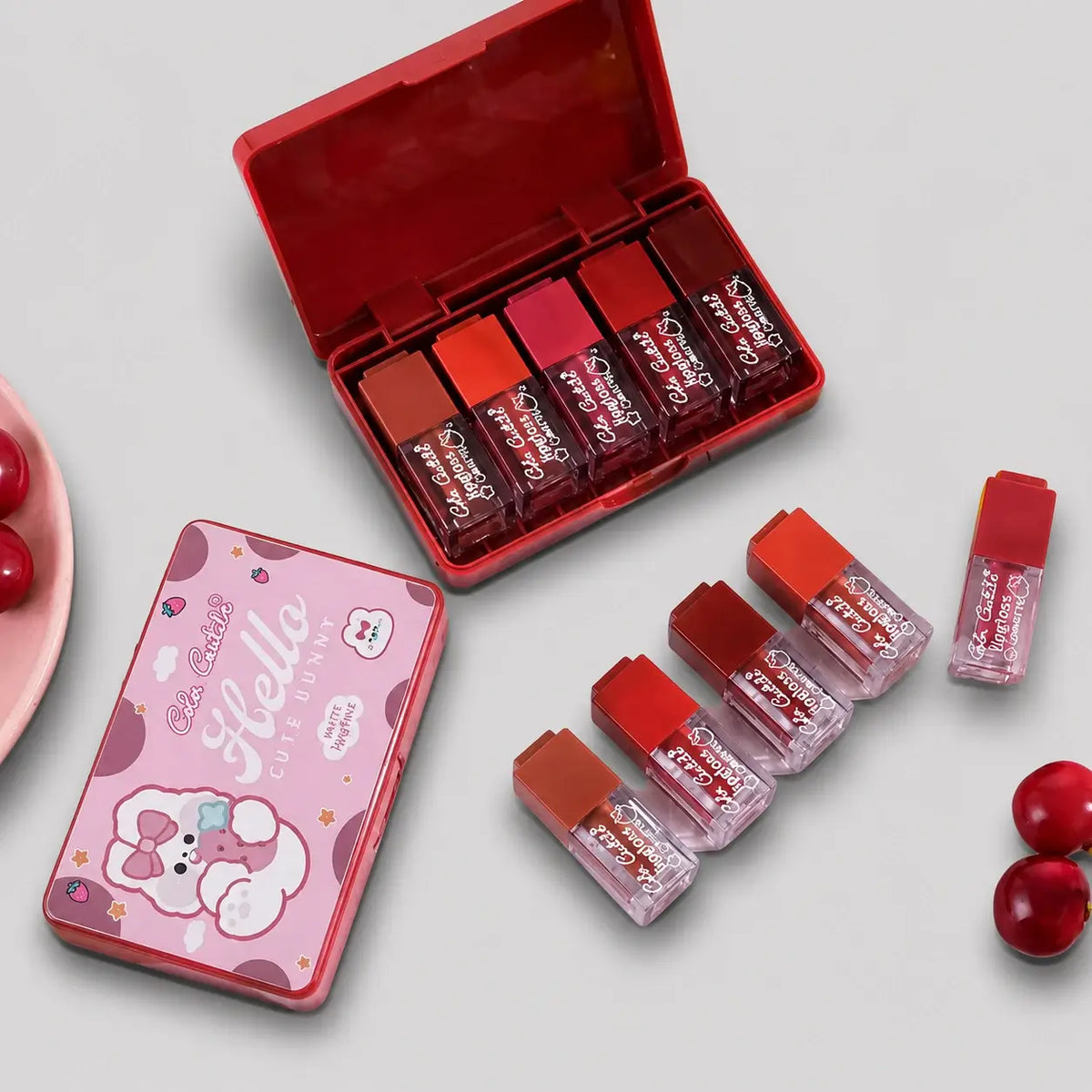 Color Castle 5-Piece Velvet Matte Lip Gloss Set