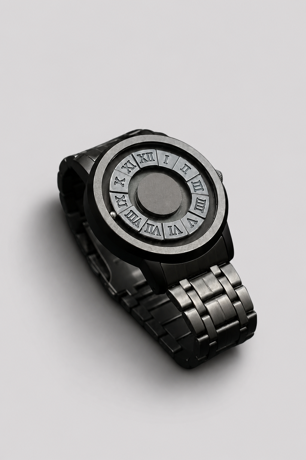 Magnetic Ball Watch – Futuristic Men’s Rotating Magnetic Wristwatch