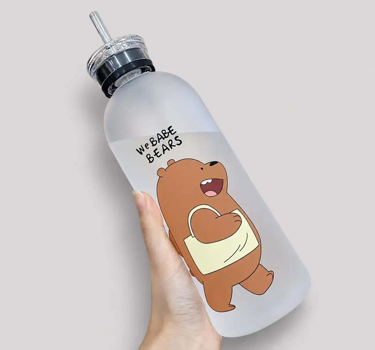 We Bare Bears 1000ml Water Bottle