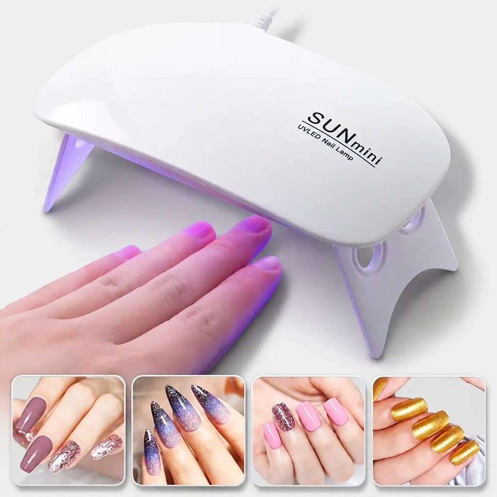 6W UV LED Nail Lamp Gel Polish Dryer