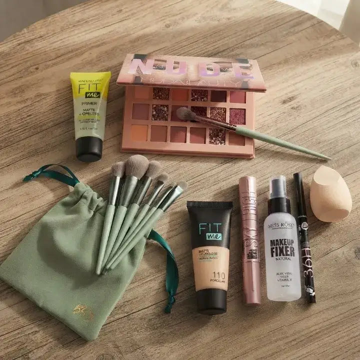 9-Piece Complete Makeup Essentials Set