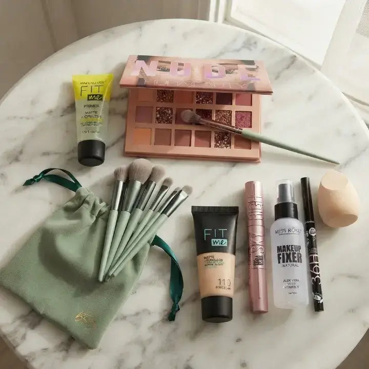 9-Piece Complete Makeup Essentials Set