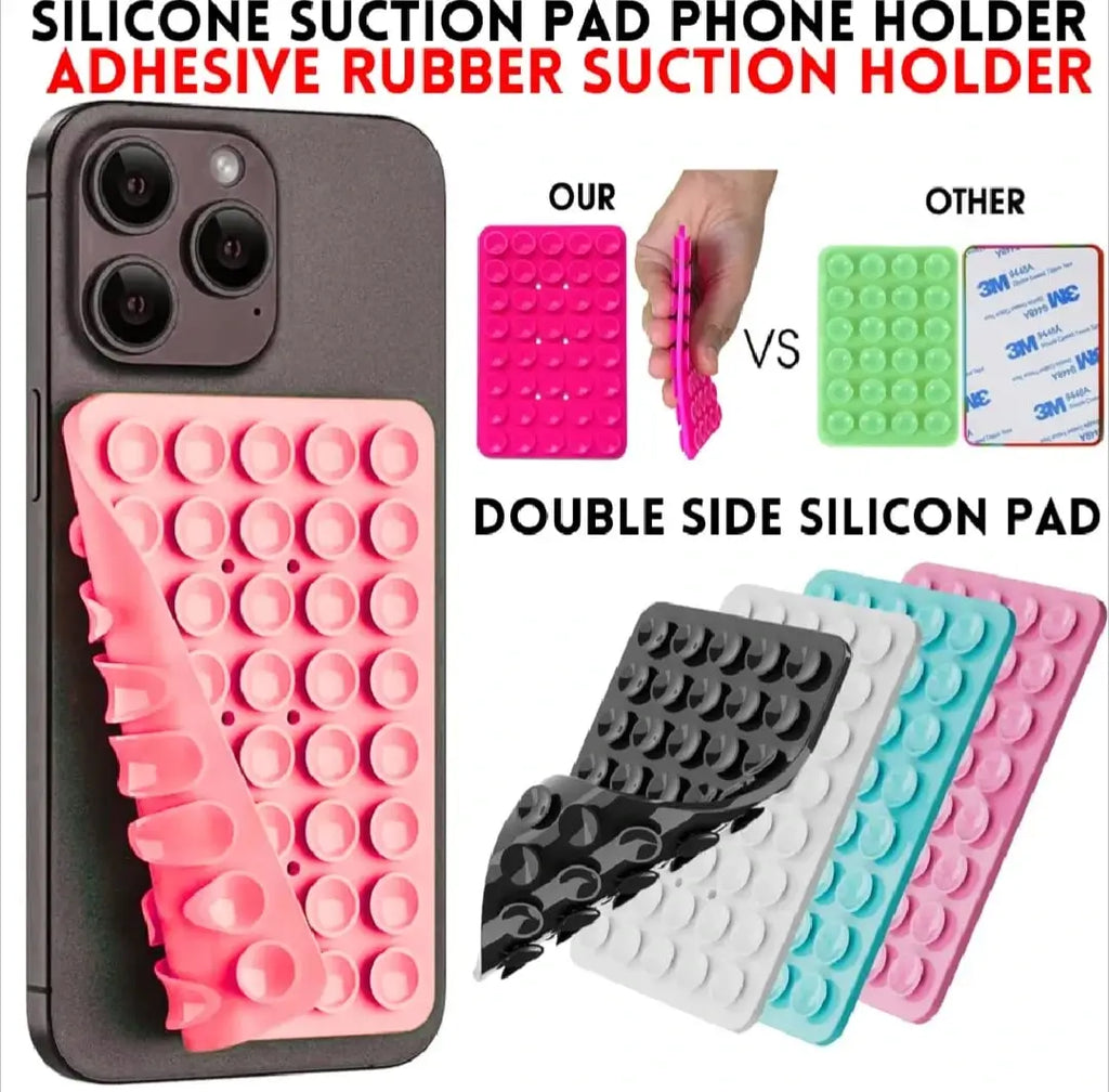 Double-Sided Silicone Phone Holder – Pack of 2