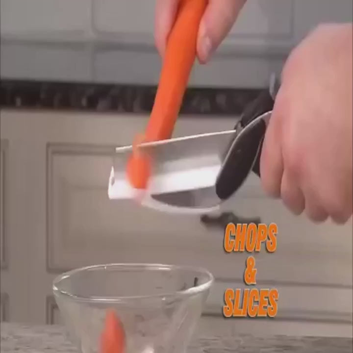 2-in-1 Clever Cutter Kitchen Scissors