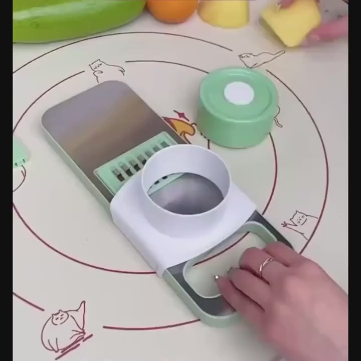 5-in-1 Stainless Steel Vegetable Slicer