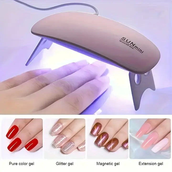 6W UV LED Nail Lamp Gel Polish Dryer