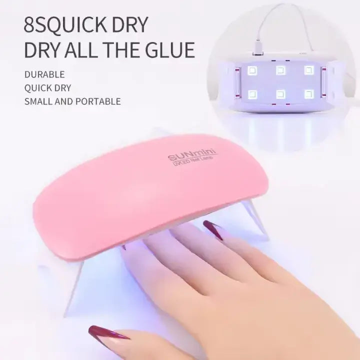 6W UV LED Nail Lamp Gel Polish Dryer