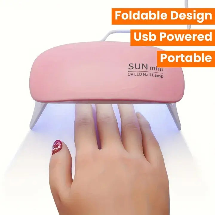 6W UV LED Nail Lamp Gel Polish Dryer