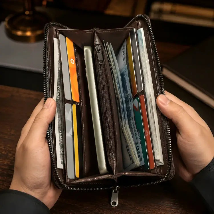 Balebaily Long Zipper Wallet